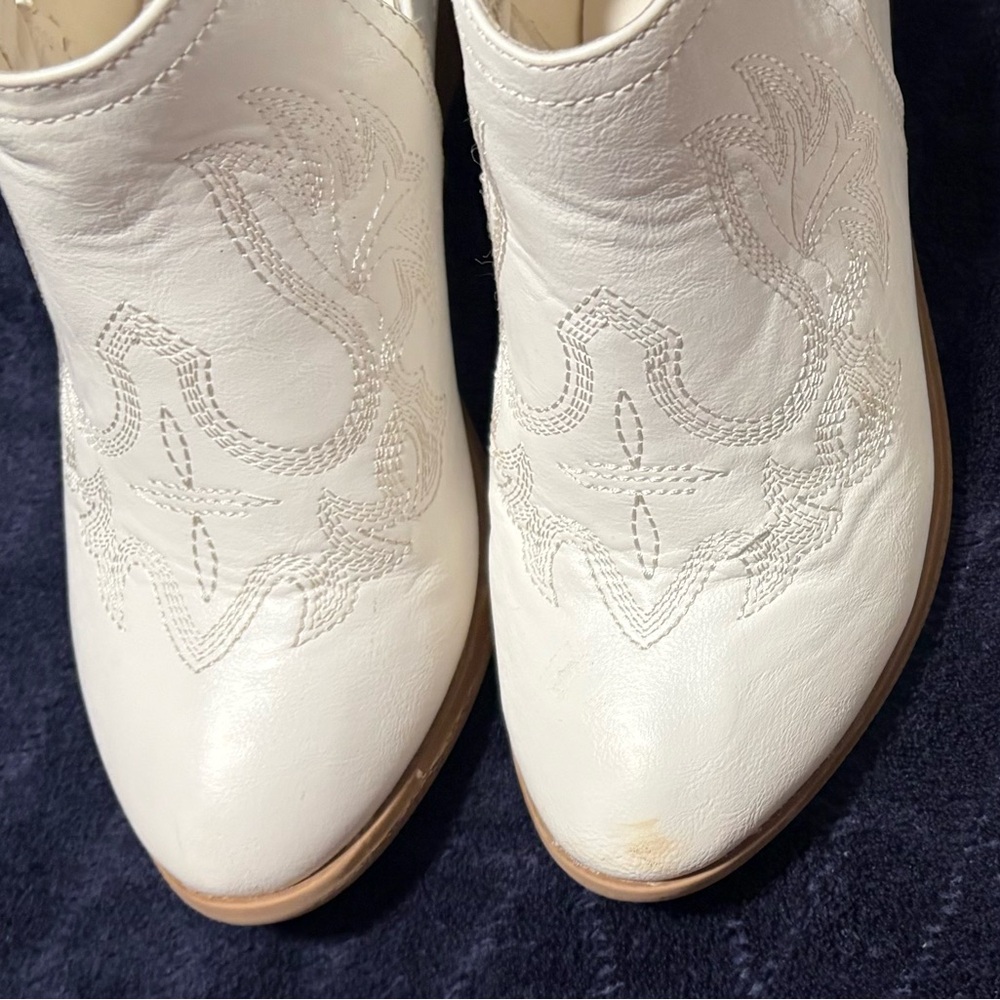 Embroidered Ankle boots (2 pair) (size 1)